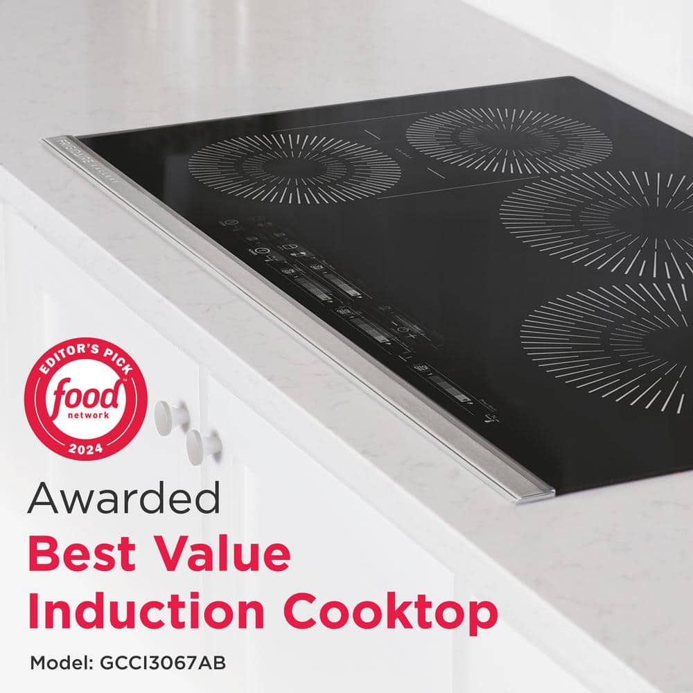 Frigidaire 30" Black Ceramic Glass Induction Cooktop