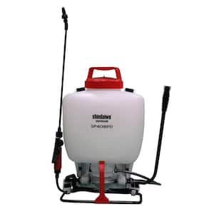 4 Gal. Multi-Purpose Backpack Manual Sprayer with Fast Pressurizing Diaphragm Pump and Pro Wand with Adjustable Nozzle