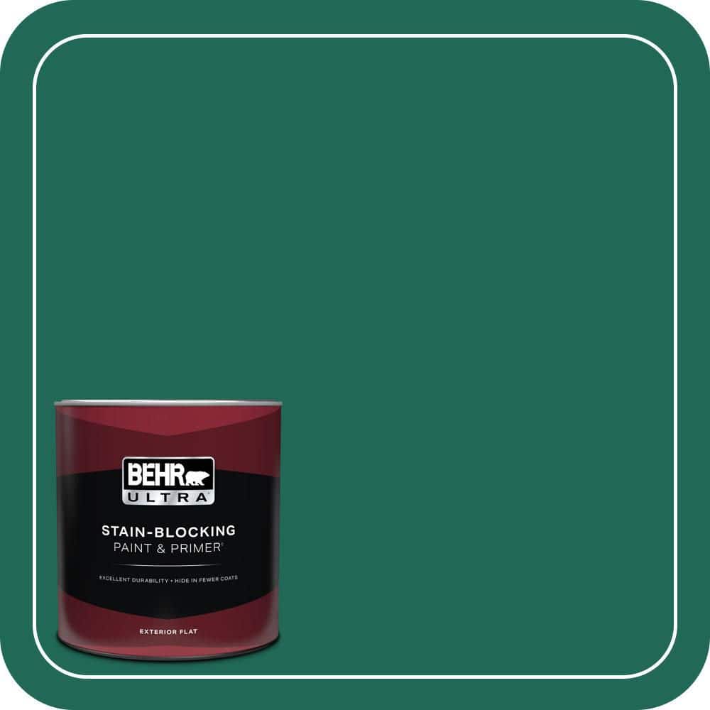 1 qt. #S-H-480 Forest Rain Flat Exterior Paint & Primer price history on PriceWatchPro