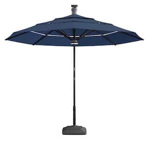 11 ft. Market Patio Umbrella in Blue