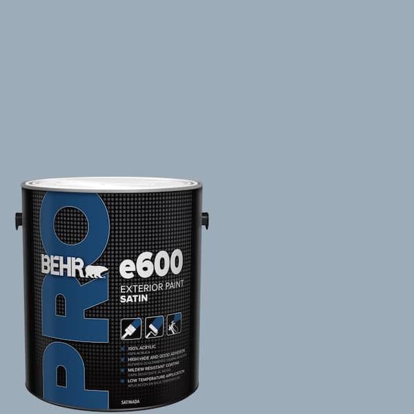 BEHR PRO 1 gal. #570F-4 Blue Willow Satin Exterior Paint