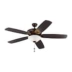 Colony Super Max Plus 60 in. Indoor/Outdoor Roman Bronze Ceiling Fan with Light Kit