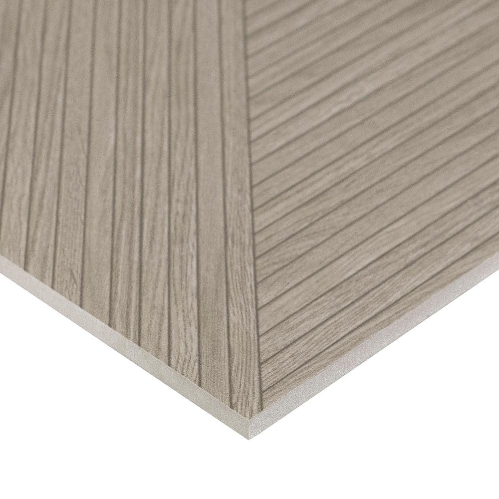 Ash 24x48 Matte Porcelain Fluted Wall Tile