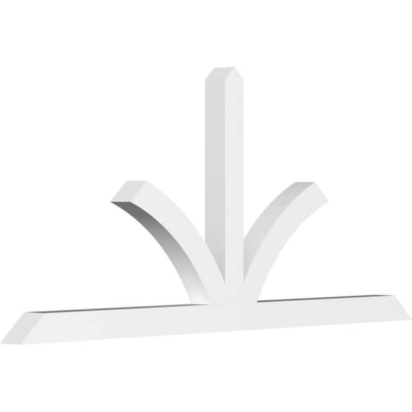 Ekena Millwork Richland 84 in. W x 38.5 in. H x 4 in. D Signature Polyurethane Bracket