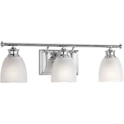 chrome vanity fixture