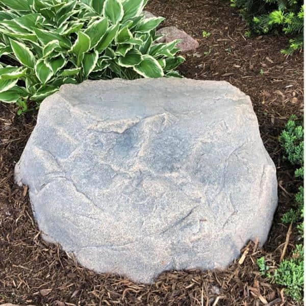Fieldstone Gray Artificial Rock Cover for Landscape Concealment