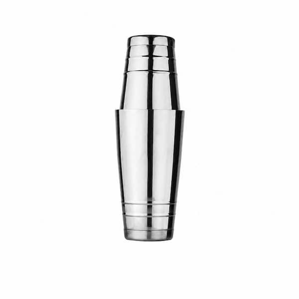 18/28 oz Weighted Boston Cocktail Shaker Set with Double-Wall Jigger and Strainer