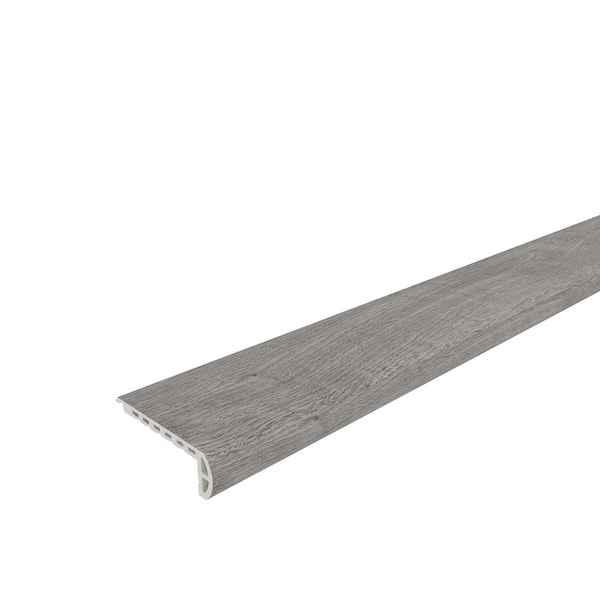 EverLux Basic Clawson Oak 0.78 in. T x 2.55 in. W x 94.5 in. L Flush Stair Nose Molding