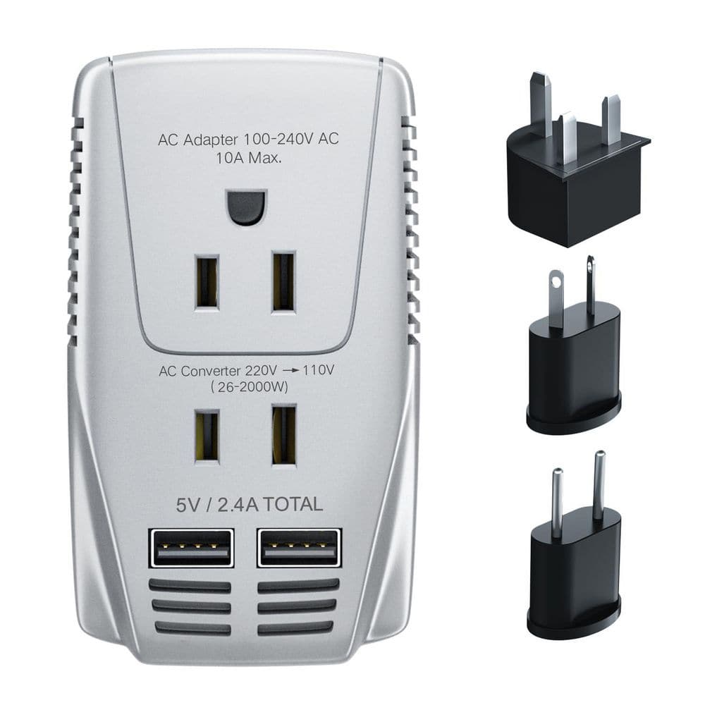 YICHUHAOXI 2000W Pipe Capacity Voltage Converter 220V to 110V Travel ...