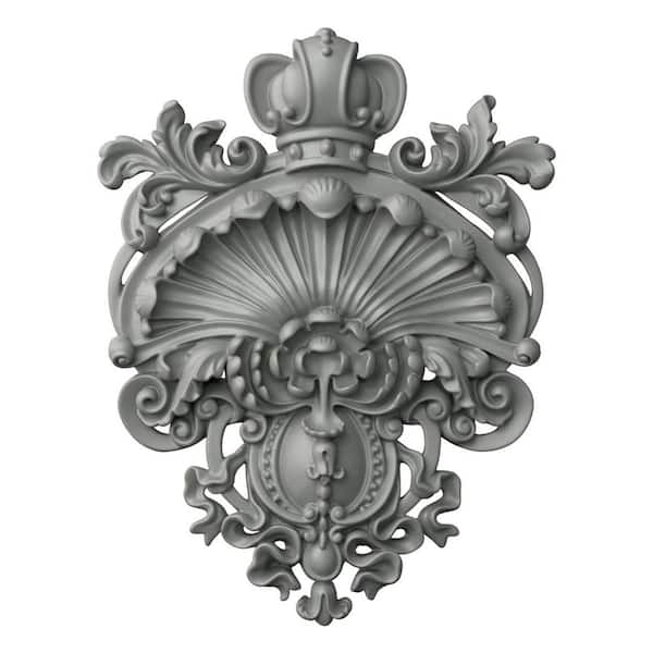 Ekena Millwork 2.25 in. x 14 in. x 18.125 in. Polyurethane Applique & Onlay Moulding