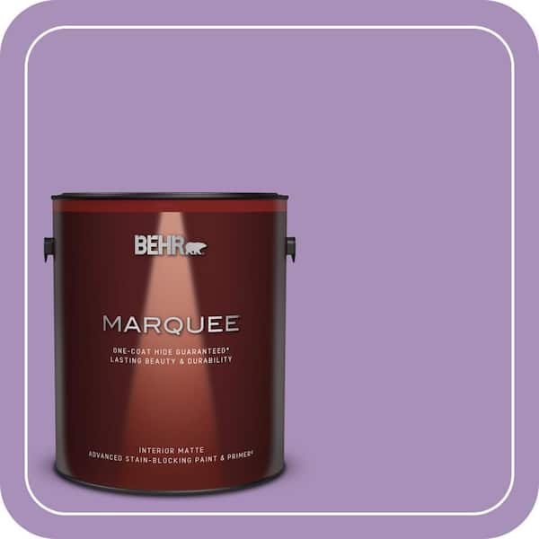 BEHR MARQUEE 1 gal. #650B-5 Garden Pansy Matte Interior Paint & Primer
