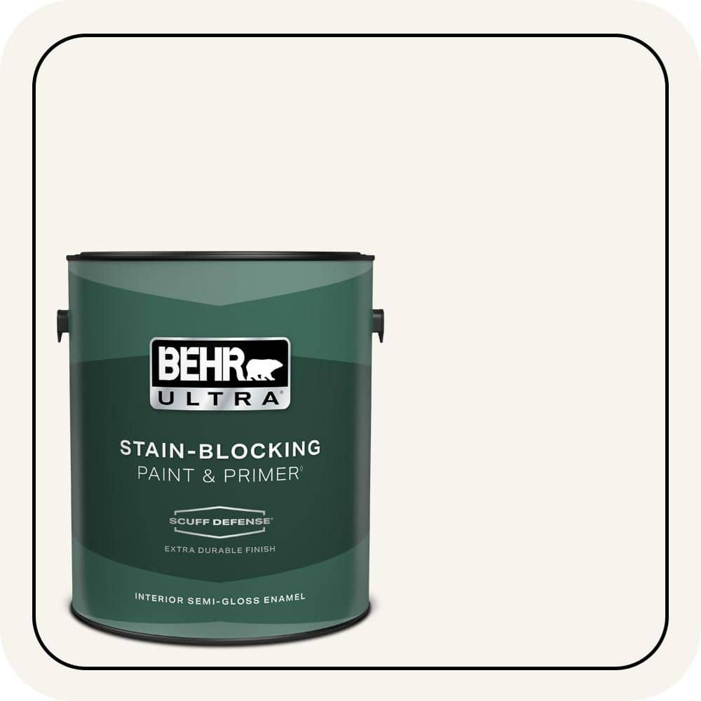 1 gal. #PWN-10 Decorator White Extra Durable Semi-Gloss Enamel Interior Paint & Primer product image for price tracking