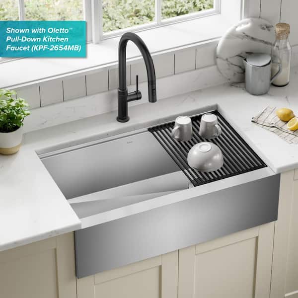 KBFmore Stainless Steel Workstation Kitchen Sink with Sink