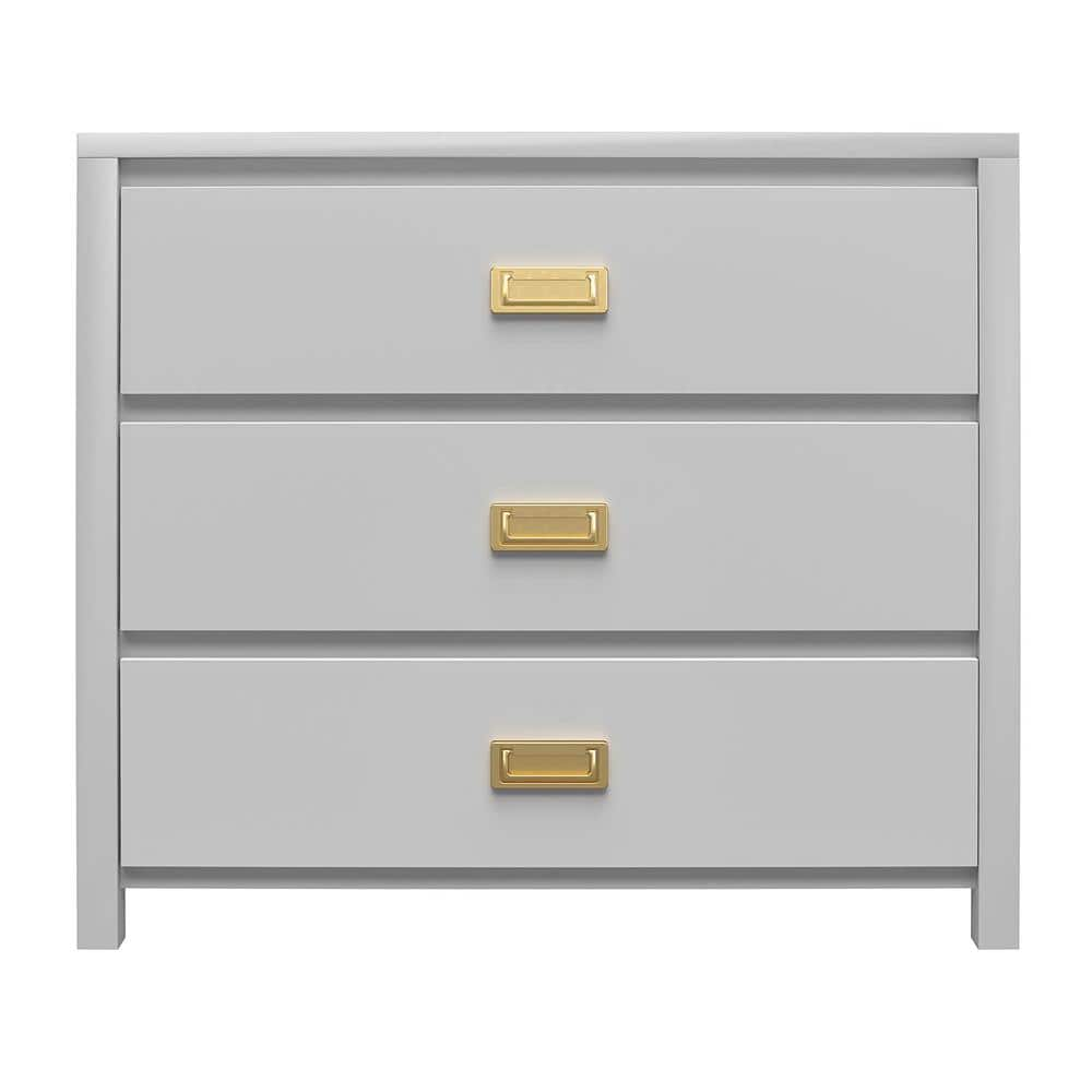 Haven 3-Drawer 36 in W Kids' Dresser, Dove Gray -  Ameriwood Home, 1642412COMS