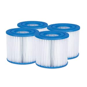 4.25 in. Replacement Type D Pool and Spa Filter Cartridge (4-Pack)