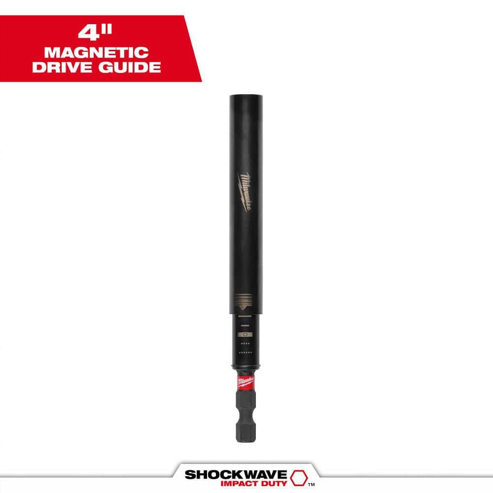 Milwaukee SHOCKWAVE Impact Duty 4 in. Magnetic Drive Guide 48-32