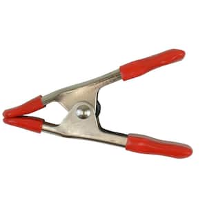 XM Series 4 in. Capacity Steel Spring Clamp with Handles and Tips, 5 in. Throat Depth