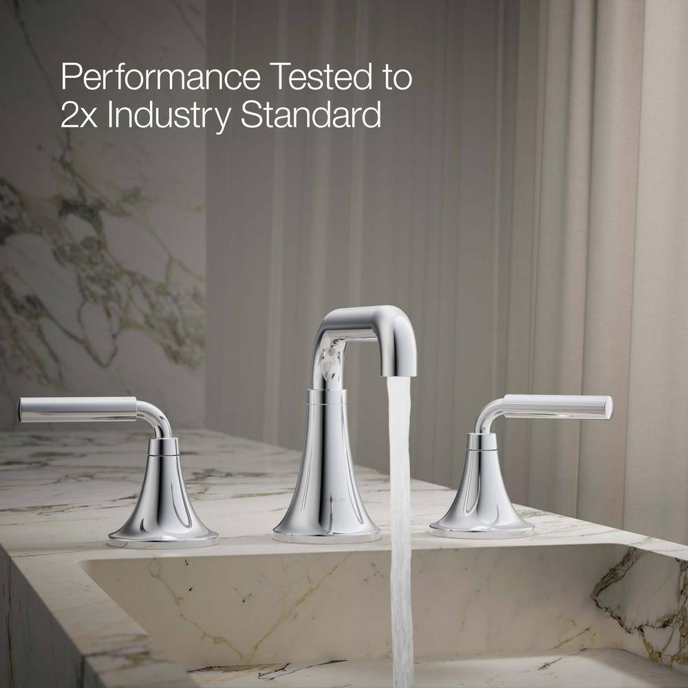 Tone Polished Chrome 8" Widespread Bathroom Sink Faucet
