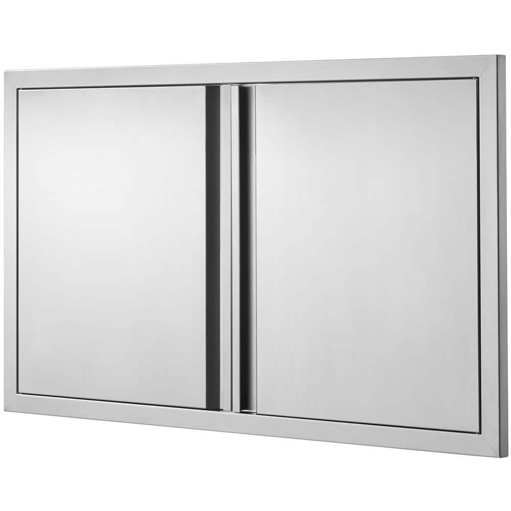BBQ Access Door 36 in. W x 21 in. H Stainless Steel Flush Mount Recessed Handle Reversible L-Hinge BBQ Island Cabinet price history on PriceWatchPro