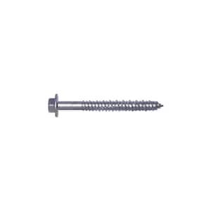 1/4 in. x 2-1/4 in. Stainless Hex-Head Concrete Screw (5-Pack)