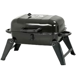 Go-Anywhere Portable Charcoal Grill in Black