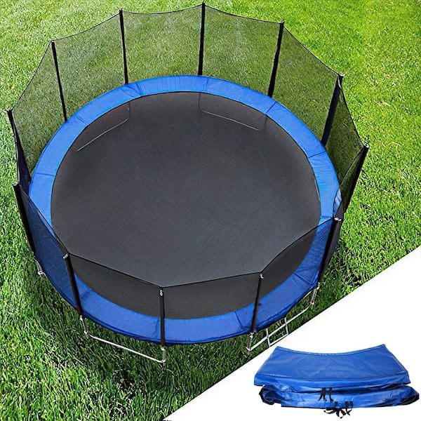 12FT TRAMPOLINE REPLACEMENT MAT NET PAD SPRINGS COVER PARTS ACCESSORIES 