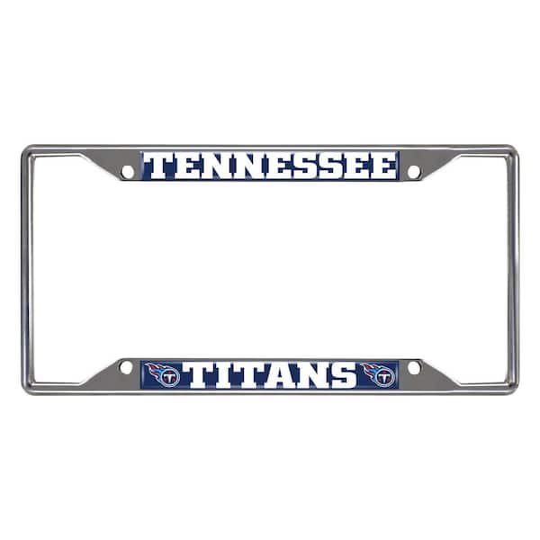 Tennessee Titans Chrome License Plate Frame