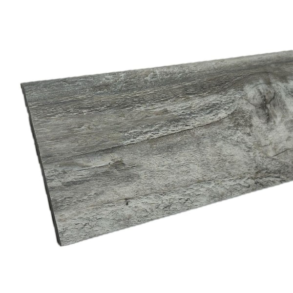 Deco Products Hydrostop Fieldstone 0.2 in T. x 4 in. W x 46 in. L Base End Molding