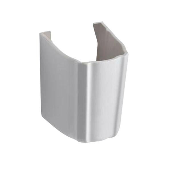 KOHLER Portrait Wall-Mount Bathroom Sink Shroud in White-DISCONTINUED