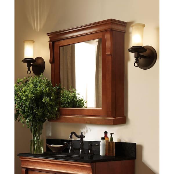 Home Decorators Collection Naples 25 In, Home Depot Bathroom Wall Cabinets With Mirror