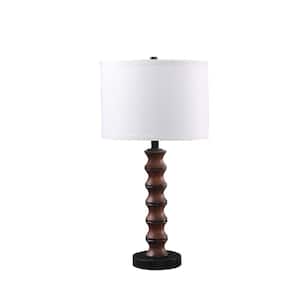 27 .5 in. Multi-Colored Coastal Littoral Modern Table Lamp