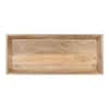 Kate and Laurel 24.00 in. W Bess Natural Wood Rectangle Decorative Tray  222900 - The Home Depot
