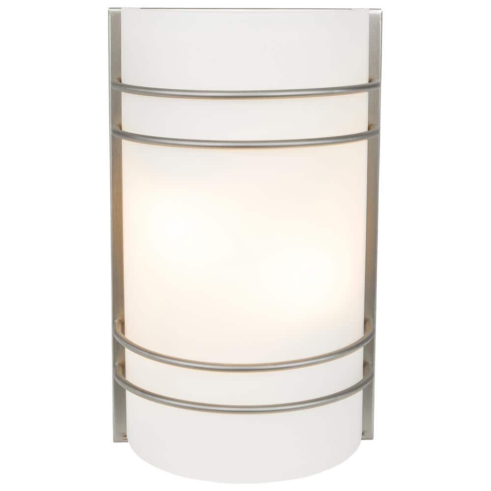 Artemis Brushed Steel Dimmable LED Wall Sconce, Energy Star