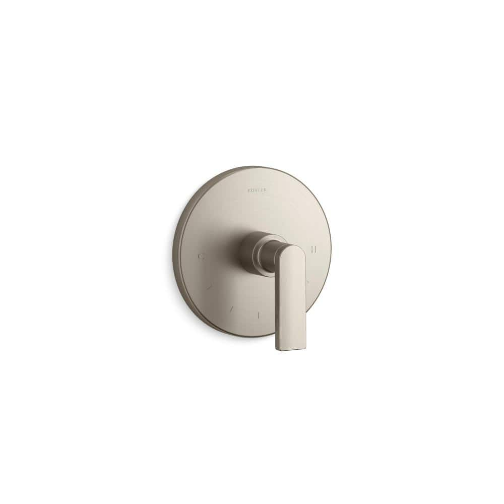 Kohler Composed Mastershower Temperature Control Valve Trim With Lever Handle In Vibrant Brushed 2472