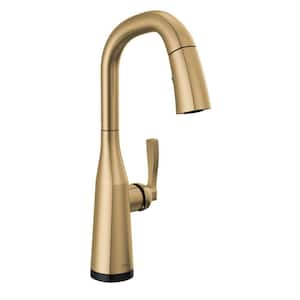 Stryke Gold Single Handle Bar Faucet with Touch2O Technology in Lumicoat Champagne Bronze