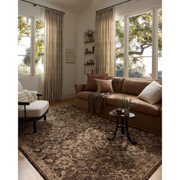 Loloi Percival Bark / Pebble 7 ft. 9 in. x 9 ft. 9 in. Traditional