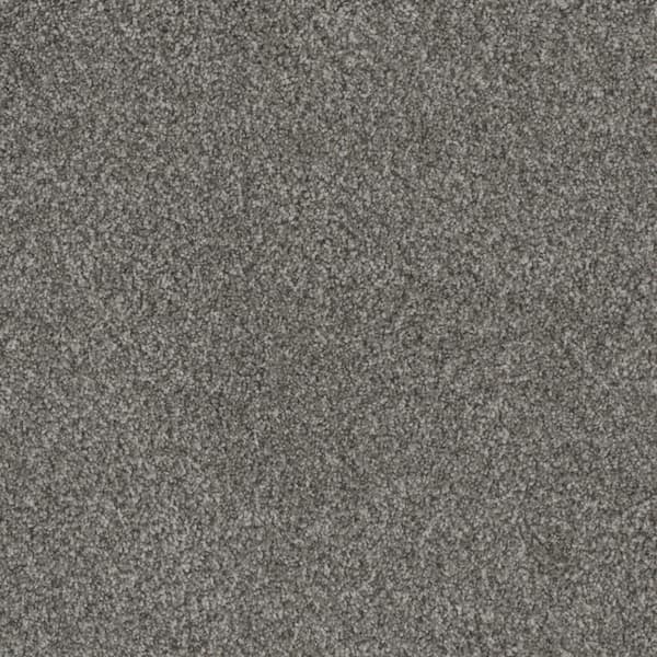 Home Decorators Collection Westchester II - Graceful - Gray 60 oz. Polyester Texture Installed Carpet