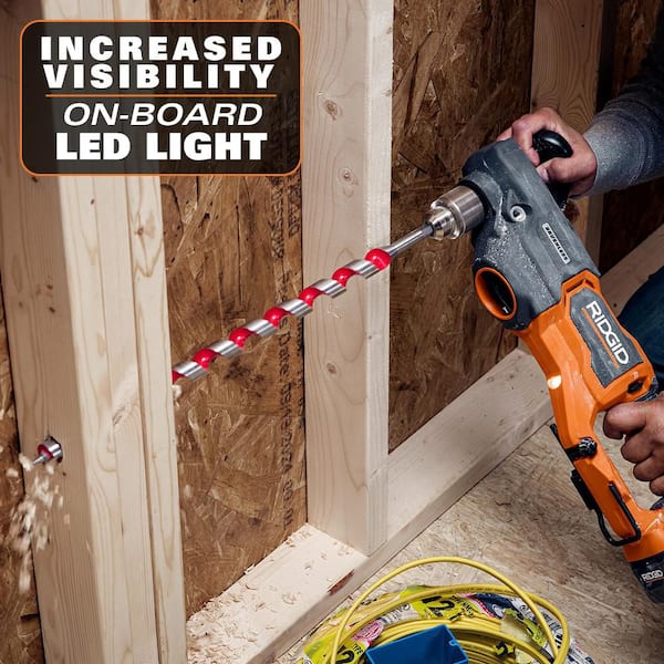 RIDGID 18V Brushless Cordless 1/2 in. Stud and Joist Drill (Tool