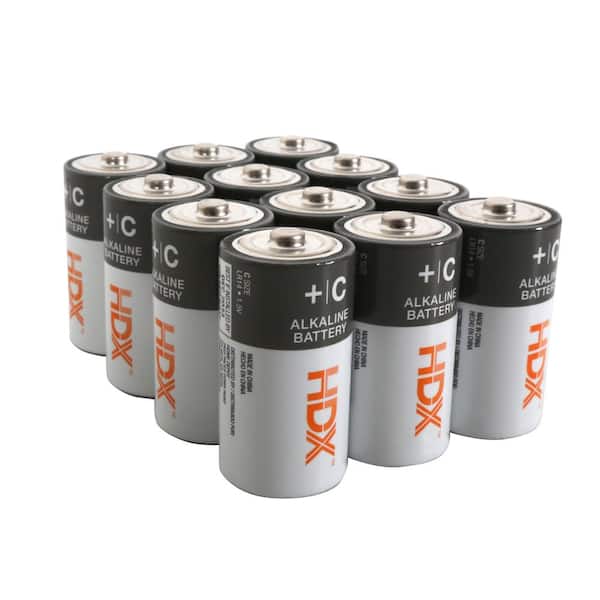 HDX C Alkaline Battery (12-Pack) 7121-12PDQ - The Home Depot