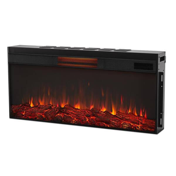 Real Flame Alcott Landscape 75 in. Freestanding Electric Fireplace in White  4130E-W - The Home Depot