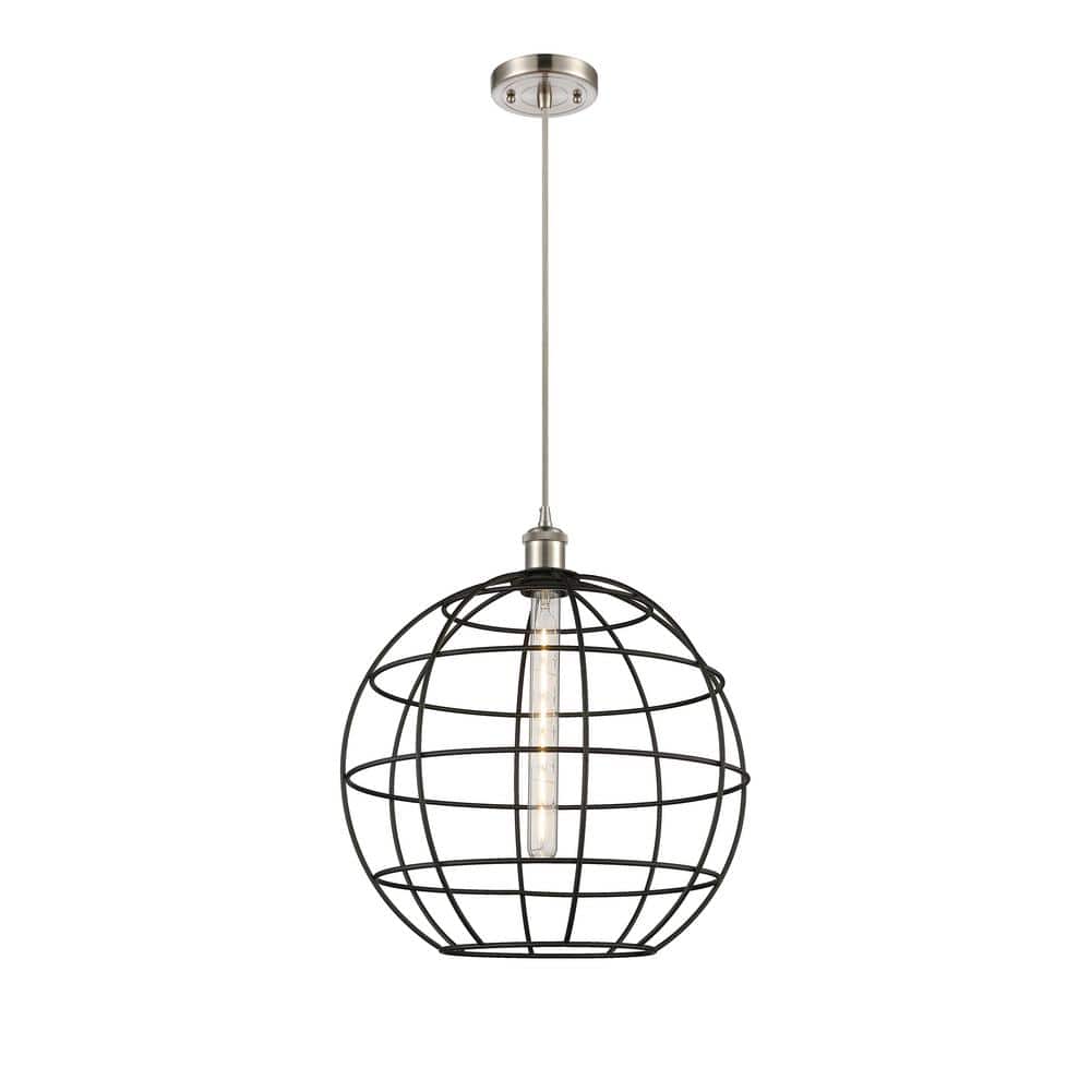 Lake Placid 100-Watt 1-Light Satin Nickel Shaded Mini Pendant Light with Metal Shade price history on PriceWatchPro