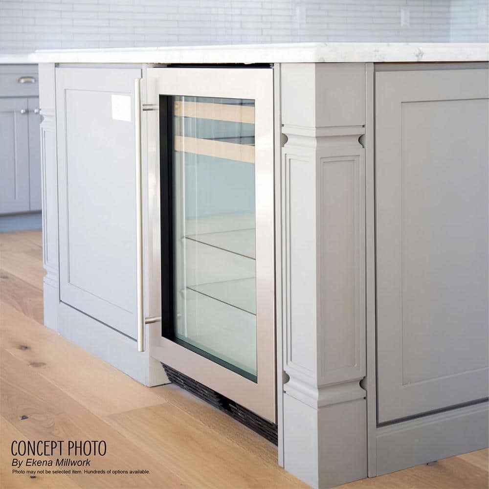 Unfinished Rubberwood Rope Cabinet Column 35.5" Height