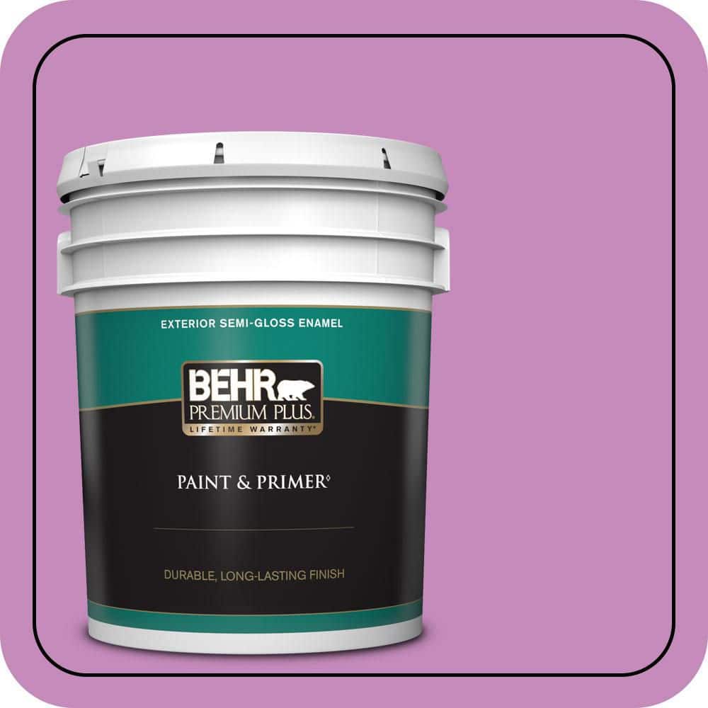 5 gal. #P110-4 Rock Star Pink Semi-Gloss Enamel Exterior Paint & Primer price history on PriceWatchPro