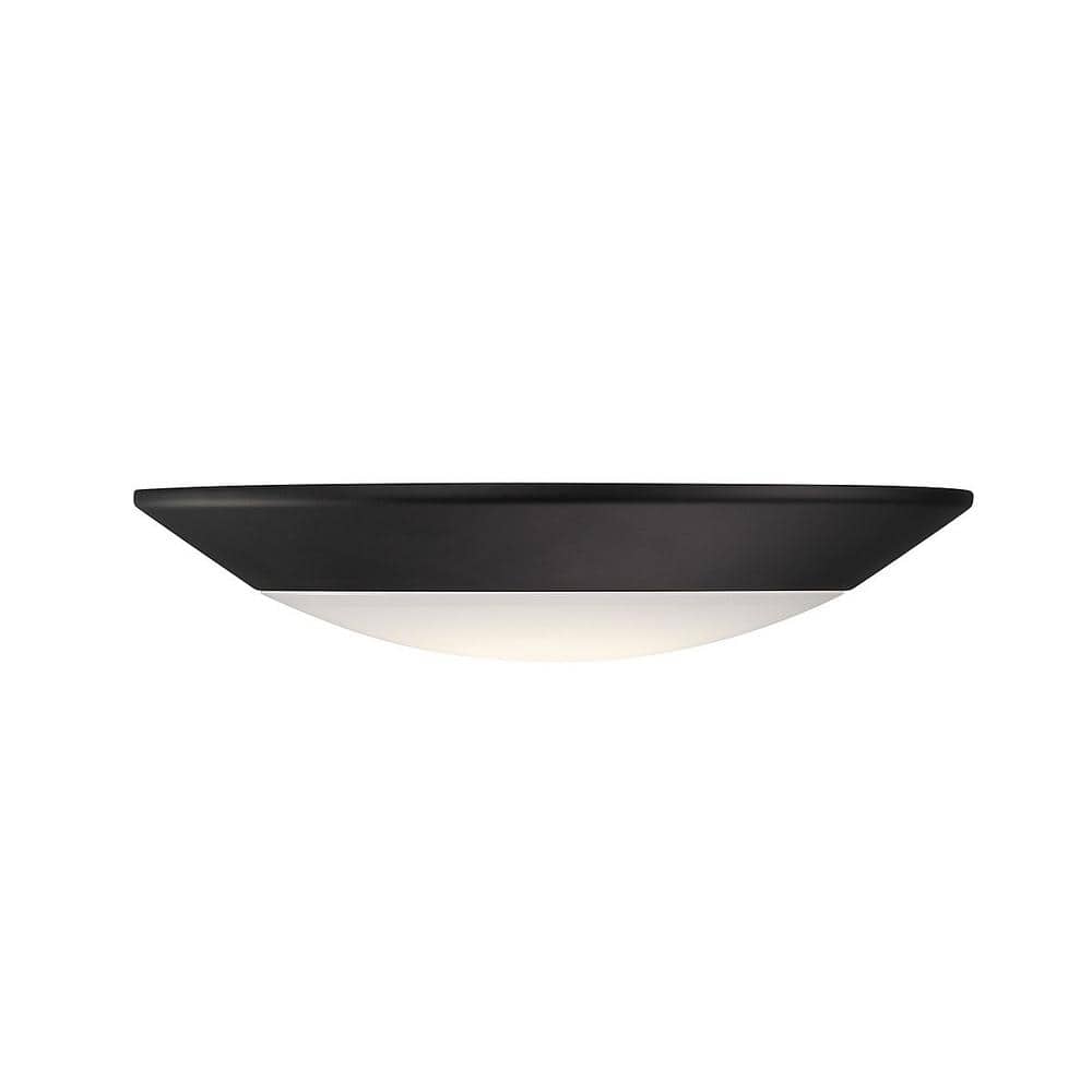 5.98 in. Matte Black Selectable LED Flush Mount Disc Light price history on PriceWatchPro