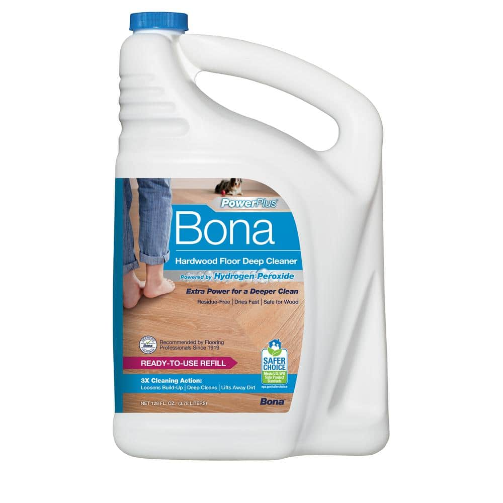 Bona PowerPlus Antibacterial Hard-Surface Floor Cleaner Spray, 22 Fluid  Ounces