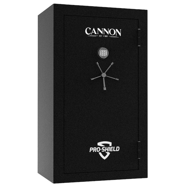PRO SHIELD, 62-GUN, 60 MIN. FIRE SAFE, ELECTRONIC LOCK WITH BACKUP KEY, ARMORGUARD BLACK
