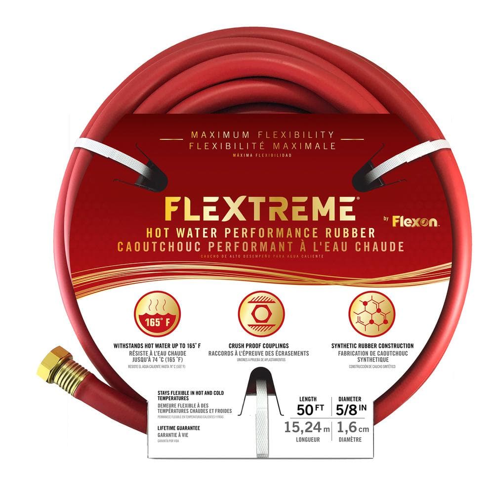 5/8-inch x 50 ft. MAXLite Red Hot Water Premium Rubber Hose