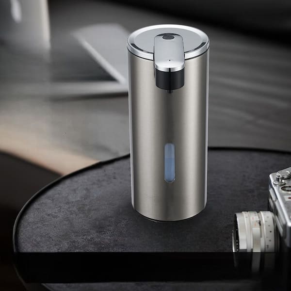 Stainless Steel Soap Dispenser Lotion Dispenser Touchless Automatic Adjustable Volume Water-Resistant Clog-Free