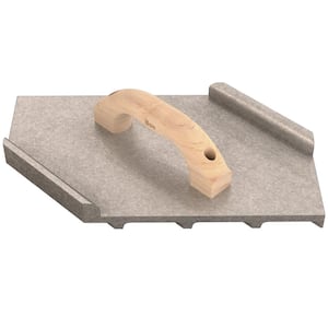 Bon 12-856 Edger/Groover - 18 - 1 Bit - 1/2 Radius Wood Handle