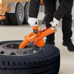 Hydraulic Bead Breaker 1000 PSI Tire Bead Breaker w/Metal Foot Pump Bead Breaker for Tractors Trucks Buses Lawn Mowers